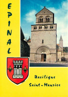 88 - Epinal - Basilique Saint Maurice - Blasons - Carte Neuve - CPM - Voir Scans Recto-Verso - Epinal