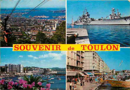 83 - Toulon - Multivues - Bateaux - Navires De Guerre - CPM - Voir Scans Recto-Verso - Toulon