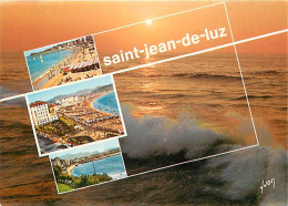 64 - Saint Jean De Luz - Multivues - Effet De Vagues - Coucher De Soleil - Carte Neuve - CPM - Voir Scans Recto-Verso - Saint Jean De Luz