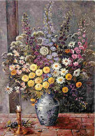 Art - Peinture - R Vuillermet - Bouquet De Fleurs - CPM - Voir Scans Recto-Verso - Peintures & Tableaux
