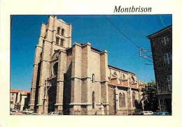 42 - Montbrison - Eglise Notre-Dame - Flamme Postale 20 Km De Montbrison 1991 - CPM - Voir Scans Recto-Verso - Montbrison