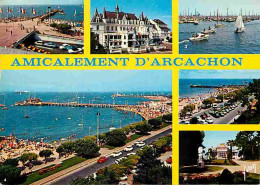 33 - Arcachon - Multivues - Automobiles - Bassin D'Arcachon - CPM - Voir Scans Recto-Verso - Arcachon