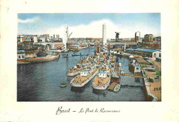 29 - Brest - Le Pont De Recouvrance - Bateaux De La Marine Nationale - Voir Timbre - Voir Scans Recto Verso  - Brest