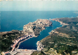 20 - Bonifacio - Vue Spectaculaire Du Port Et De La Ville Sur Les Falaises Entourées Par Le Goulet Et La Mer - Vue Aérie - Autres & Non Classés