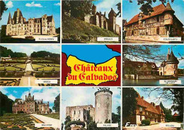 14 - Calvados - Chateaux - Multivues - Flamme Postale - CPM - Voir Scans Recto-Verso - Autres & Non Classés