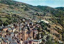 12 - Conques En Rouergue - Vue Aérienne Sur L'Eglise Abbatiale - Carte Neuve - CPM - Voir Scans Recto-Verso - Andere & Zonder Classificatie