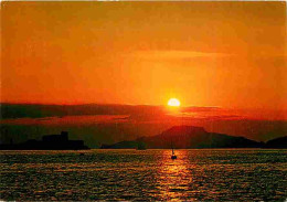 13 - Marseille - Le Château D'If - Les îles Du Frioul - Coucher De Soleil - Flamme Postale - CPM - Voir Scans Recto-Vers - Château D'If, Frioul, Islands...