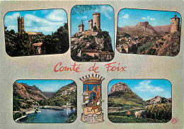 09 - Foix - Multivues - Blasons - CPM - Voir Scans Recto-Verso - Foix