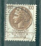 ITALIE - N°802 Obliéré - Type Dn (monnaie Syracusaine). - 1946-60: Usati