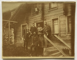 Photographie WW1 Médecins à Wangen Drapeau Suisse - Eugène Maillet La Meilleraye De Bretagne 1917 - Collections