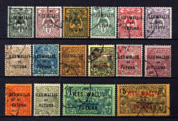 Wallis Et Futuna  - 1920 - Tb De NCE Surch  - N° 1 à 17 Sauf 16  - Oblit - Used - Oblitérés