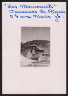 Jolie Photographie De 1953, Home D'enfants Les Marmousets à Mégève, Alpes, Mont Blanc Haute Savoie 6,3x9,1cm - Plaatsen