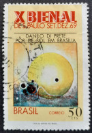 Bresil Brasil Brazil 1969 Biennale D'art Sao Paulo Peinture Painting Yvert 898 O Used - Andere & Zonder Classificatie