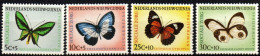 Nied. Neuguinea 1960 - Mi.Nr. 63 - 66 - Postfrisch MNH - Schmetterlinge Butterflies - Papillons