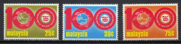 Malaysia 1974 UPU Centenary Set Of 3 MNH - U.P.U.