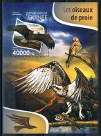 Bloc Sheet Oiseaux Rapaces Aigles Birds Of Prey  Eagles Raptors   Neuf  MNH **   Guinee Guinea 2015 - Aigles & Rapaces Diurnes