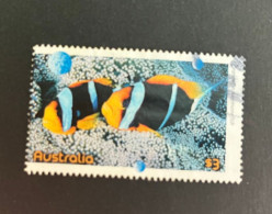 (stamps 29-5-2024) USED Stamps - Fish (higher $ 3.00 Value) - With TAB (3 Used Stamps) - Gebruikt