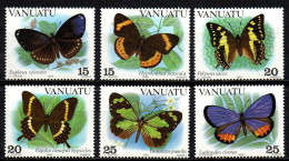 Vanuatu 1983 - Mi.Nr. 644 - 649 - Postfrisch MNH - Schmetterlinge Butterflies - Butterflies