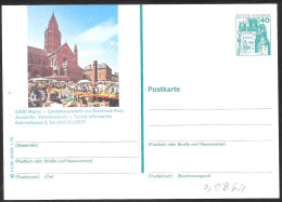 Germania/Germany/Allemagne: Intero, Stationery, Entier, Duomo Di Magonza, Mainz Cathedral, Cathédrale De Mayence - Kirchen U. Kathedralen