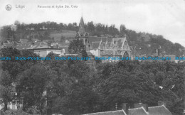 R157354 Liege. Panorama Et Eglise Ste. Croix. Nels - Mundo