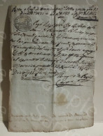Italy Letter Or Receipt Vatican Da Identificare. Lettera O Ricevuta 1823 Bai Uno E Mezzo - ...-1850 Préphilatélie