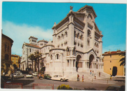 LD61 :Monaco : La Cathédrale , Voiture  Ds  Citroën , Renault  16 - Other & Unclassified