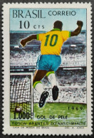 Bresil Brasil Brazil 1969 Sport Football Soccer Pelé Yvert 914 ** MNH - Unused Stamps