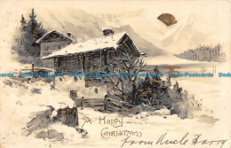 R156886 Greetings. A Happy Christmas. 1903 - Monde