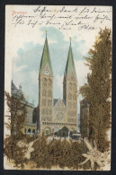 AK Bremen, Der St. Petri-Dom, Mit Echtem Edelweiss  - Bremen