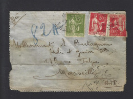 LETTRE FRANCE TYPE PAIX LE LUC VAR 1934 - 1921-1960: Periodo Moderno