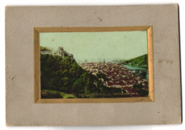 AK Heidelberg / Neckar, Ortsansicht Von Der Terrasse Aus, Im Passepartout  - Heidelberg