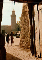 CPM - ABECHE - Rue Et Vue Sur La Mosquée - Edition Lib.Al-Akhbaar - Tsjaad
