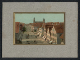 AK Göppingen /Württemberg, Blick Entlang Der Hauptstrasse, Im Passepartout  - Göppingen