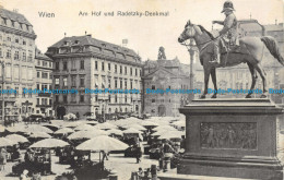 R156898 Wien. Am Hof Und Radetzky Denkmal. Hans Nachbargauer - Monde