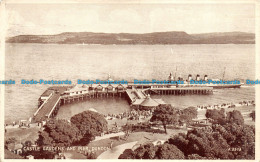 R157383 Castle Gardens And Pier. Dunoon. Valentine. Phototype. 1950 - Monde