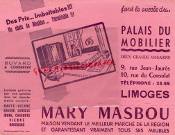 87- LIMOGES-  BUVARD MEUBLES PALAIS DU MOBILIER MARY MASBOU-9 RUE JEAN JAURES-10 RUE CONSULAT- - M