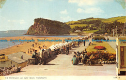 R156487 The Promenade And West Beach. Teignmouth. Jarrold. RP. 1961 - Monde