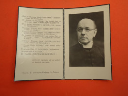 Priester - Pastoor  Reimond Gheeraert Geboren Te Langemark 1889 Overleden Te Leffinge  1953   (2scans) - Religion & Esotericism