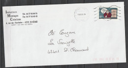 N° 3831 SEUL SUR LETTRE Cachet St Etienne 42 Loire - 1961-....