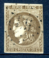 060524   BORDEAUX  N° 47    Filet Court En NE       Coté 280 Euros - 1870 Ausgabe Bordeaux
