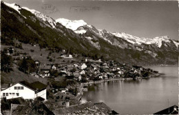 Oberried Am Brienzersee Mit Schulhaus U. Brienzer-Rothorn-Kette (526) * 25. 6. 1962 - Oberried Am Brienzersee