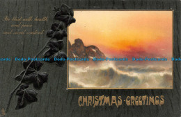 R157894 Christmas Greetings. Rough Sea. Tuck. 1909 - World
