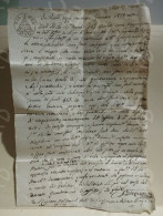 Italy Letter Or Receipt Vatican Da Identificare. Lettera O Ricevuta 1818 Bai Tre. - ...-1850 Préphilatélie
