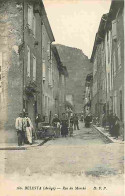 09 - Bélesta - Rue Du Marché - Animée - CPA - Voir Scans Recto-Verso - Autres & Non Classés