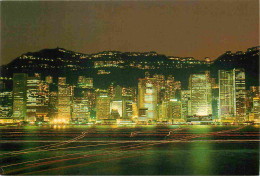Hong Kong - The Central District Of Hong Kong Night - Immeubles - Architecture - CPM - Carte Neuve - Voir Scans Recto-Ve - China (Hong Kong)