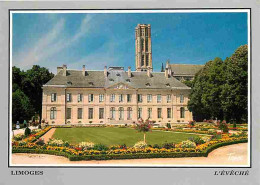 87 - Limoges - L'Evéché - Jardins - Parterres De Fleurs - CPM - Voir Scans Recto-Verso - Limoges