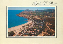 66 - Argelès Sur Mer - Le Racou - Début De La Cote Rocheuse - Au Fond : Le Fort St-Elme Et Le Cap Béar - Vue Aérienne -  - Argeles Sur Mer