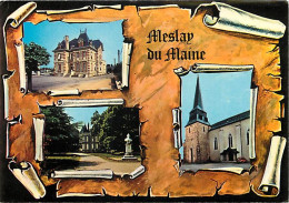 53 - Meslay Du Maine - Multivues - La Poste - L'hôtel De Ville - L'église - Carte Neuve - CPM - Voir Scans Recto-Verso - Meslay Du Maine