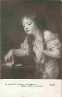 Art - Peinture - Jean-Baptiste Greuze - Jeune Fille à L'oiseau - Musée Du Louvre - CPM - Voir Scans Recto-Verso - Peintures & Tableaux