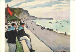 Art - Peinture - Albert Marquet - La Plage De Fécamp - CPM - Voir Scans Recto-Verso - Schilderijen